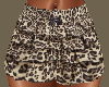 Ruffle Leopard Shorts