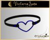 Blue Heart Choker