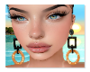 Vintage earring black