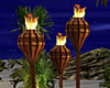 Animated Tiki Torches