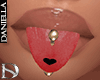 D|Tongue + Piercing Gold