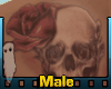 Rose Skull Shoulder Tatt