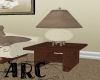 ARC End Table & Lamp
