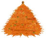 Orange Christmas tree