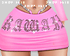 $Ferry Pink Skirt / RLL