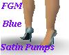 ! FGM Blue Satin Pumps