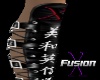 Fusion X Red Strap Kanji