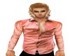 Peach silk shirt