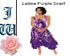 JW Latina Purple Scarf