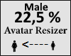 Avatar scaler 22,5% Male