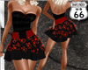 SD Hearts Mini Blk Red