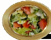PLATE OF SALAD GOLD