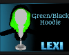 Green/Black Hoodie
