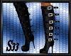 S33 Black Strap Boots