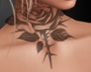 Rose Neck Tattoo