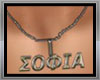 Necklaces name Sofia