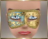 Blue & Gold  Mask