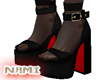 Heels + Stockings Black