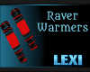 Raver ArmWarmers Red