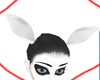 White bunny Ears small