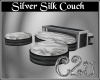 C2u Silver Silk Couch