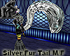 Silver Fur Tail M/F Anim