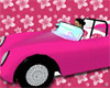 Pink Sports Car