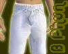 Hot Jeans in White Denim