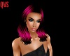 Pink/Black Wavy Hair