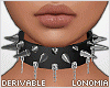 !! Spiked Chain Choker
