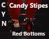 Candy Stripe Red Bottoms