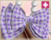 bunny headband Purp