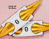 !!D Ankle Spike Orange