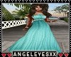 [A] Teal Gown