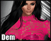!D! Hot Lace Pink Top