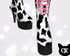 CK* Black Cow Boots