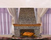 Old Stone Fireplace