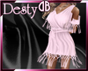 Pink Tassle Dress