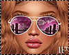 Pink Aviator Sunglasses