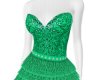 CHARLI GREEN GOWN