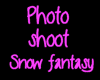 photo shoot snow fantasy