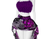 B Purple Flower Gown
