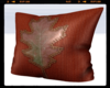 *Knit Oak Leaf Pillow+