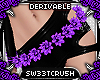 S|Purple Flower Hips