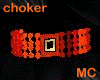 M~Orange fire choker