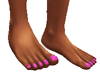 ~MRRW~Pink nail feet 