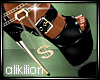 *AL* Dollar Gold Heels