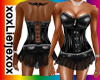 [L] Leather corset dress
