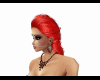 Sun red hairstyle