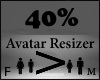 40% AVATAR SCALER